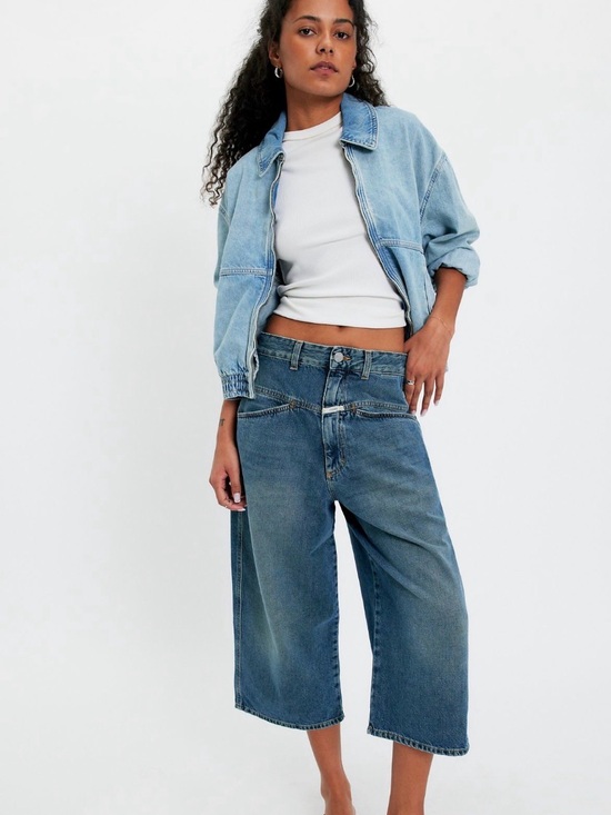 Closed Denim - CLOSED baggy capri jeans shorts NWOT 450$